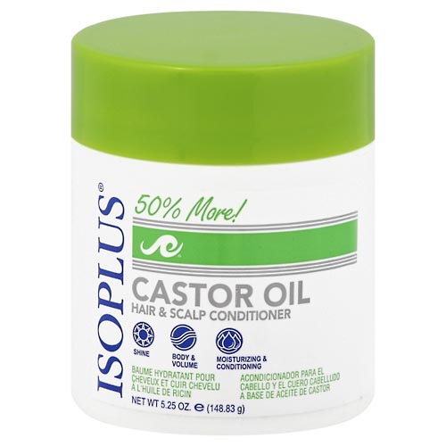 Image for Isoplus Hair & Scalp Conditioner, Castor Oil,5.25oz from Acton pharmacy