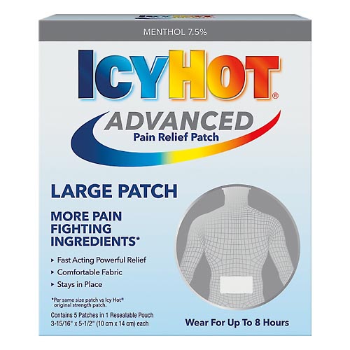 Image for Icy Hot Pain Relief Patch,5ea from Acton pharmacy