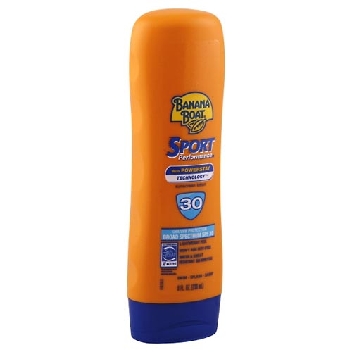 Image for Banana Boat Sunscreen, Lotion, Broad Spectrum SPF 30,8oz from Acton pharmacy