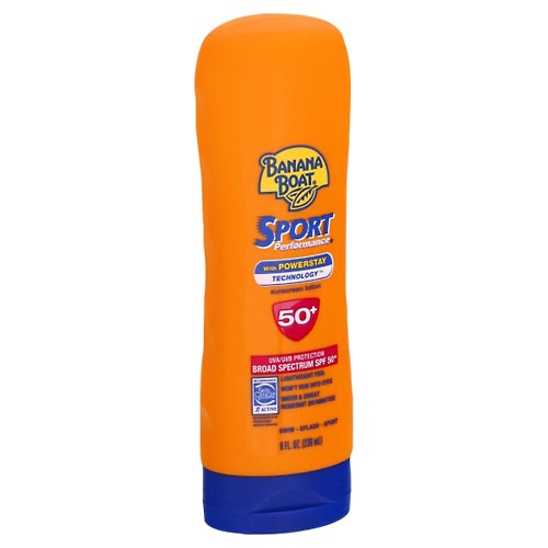 Image for Banana Boat Sunscreen Lotion, with Powerstay Technology, Broad Spectrum SPF 50+,8oz from Acton pharmacy