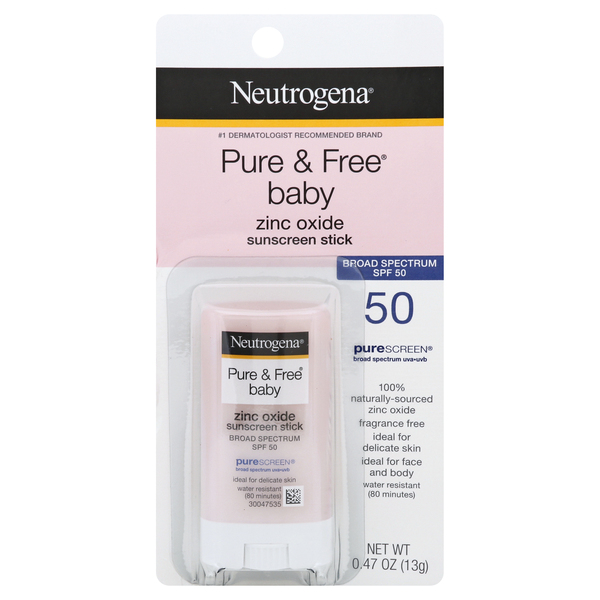 Image for Neutrogena Sunscreen Stick, Broad Spectrum SPF 50, Baby,0.47oz from Acton pharmacy