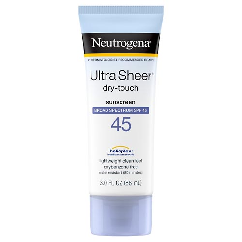 Image for Neutrogena Sunscreen, Dry-Touch, Broad Spectrum SPF 45,3oz from Acton pharmacy