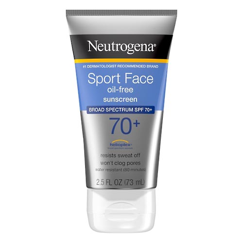 Image for Neutrogena Sunscreen, Sport Face, Oil-Free, Broad Spectrum SPF 70+,2.5oz from Acton pharmacy