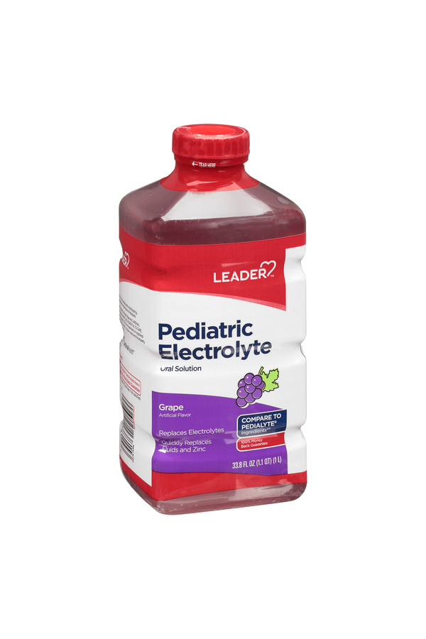 Image for Leader Pediatric Electrolyte, Grape,33.8oz from Acton pharmacy