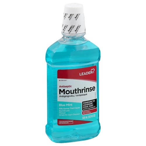Image for Leader Mouthrinse, Blue Mint,500ml from Acton pharmacy