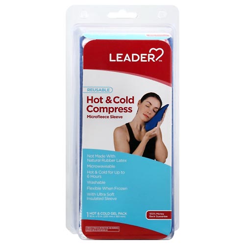 Image for Leader Hot & Cold Compress, Reusable,1ea from Acton pharmacy