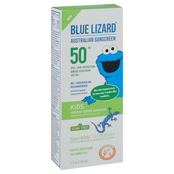 Image for Blue Lizard Australian Sunscreen, Broad Spectrum SPF 50+, Kids,5fl oz from Acton pharmacy