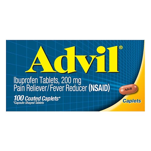 Image for Advil Ibuprofen, 200 mg, Caplets,100ea from Acton pharmacy