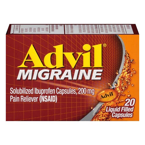 Image for Advil Ibuprofen, Solubilized, 200 mg, Liquid Filled Capsules,20ea from Acton pharmacy