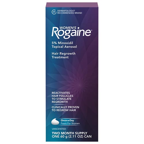 Image for Rogaine Hair Regrowth Treatment, Unscented, Foam,60gr from Acton pharmacy