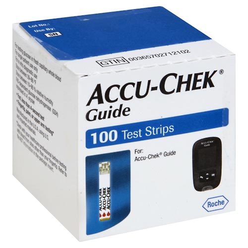 Image for Accu Chek Test Strips,100ea from Acton pharmacy