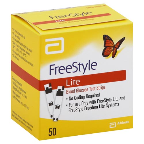 Image for FreeStyle Test Strips, Blood Glucose,50ea from Acton pharmacy