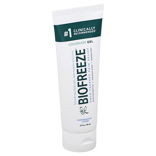 Image for Biofreeze Pain Relief, Cold Therapy, Colorless Gel,3oz from Acton pharmacy