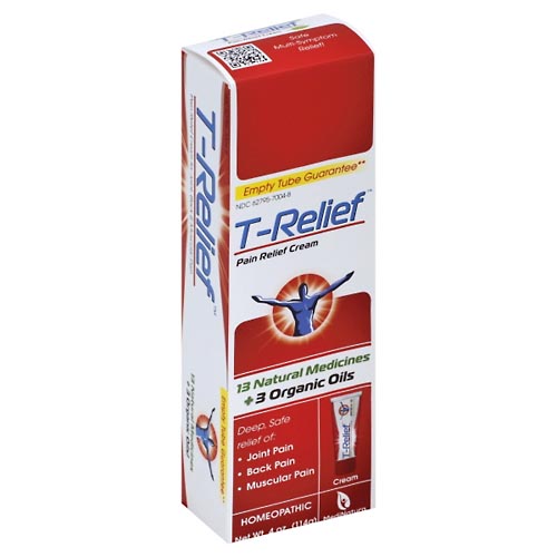 Image for T Relief Pain Relief Cream,4oz from Acton pharmacy