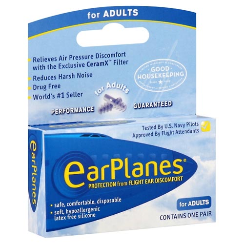 Image for EAR EarPlanes, for Adults,1pr from Acton pharmacy