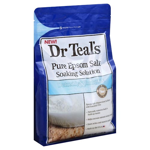 Image for Dr Teals Soaking Solution, Pure Epsom Salt, Detoxify & Energize,3lb from Acton pharmacy