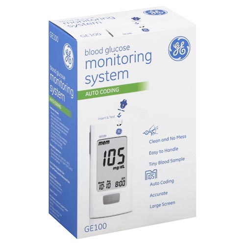 Image for GE Blood Glucose Monitoring System, Auto Coding,1ea from Acton pharmacy